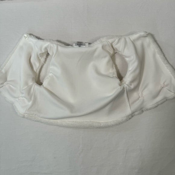 12M girls faux fur vest w/ pink ribbon accents. By Daisy Fuentes K024-1 - Picture 4 of 6